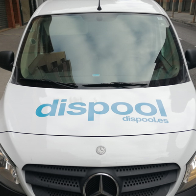 Proyecto rotulación vehículos-vinilo de corte para Dispool